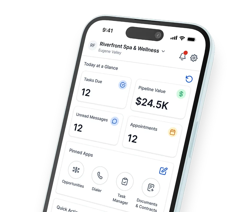 GoHighLevel mobile app