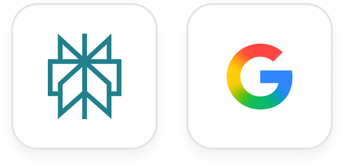 Perplexity and Google logos