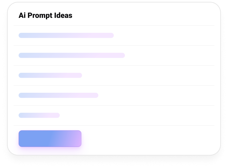AI Prompt Ideas Loading Table